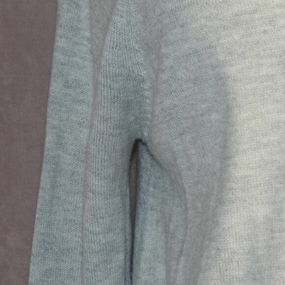 Womens Grey Floral Sweater Loft Size M - Picture 3 of 7